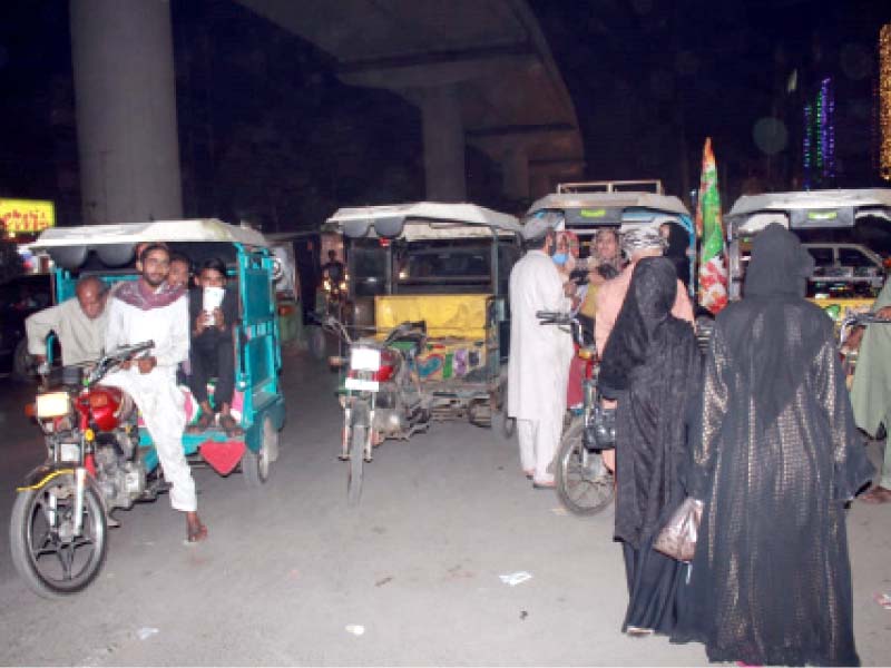 most of the motorcycle rickshaws do not follow the safety standards and traffic rules photo abid nawaz express