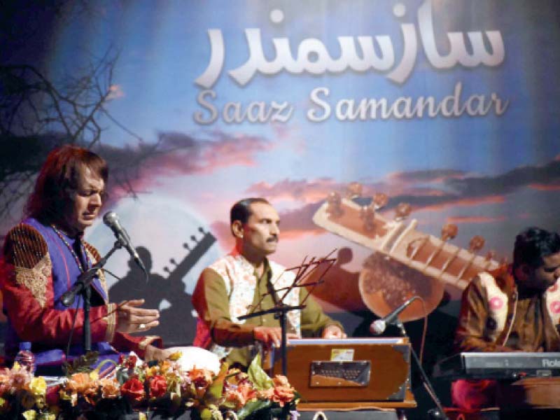 tabla player ustad abdul sattar khan tari performs at pakistan national council of arts photo ppi