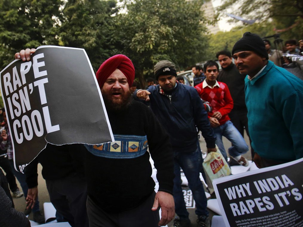 people in new delhi protesting against the gang rape photo reuters file