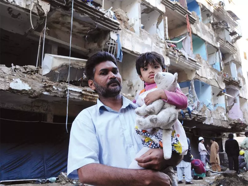 the young residents of rabia flower and iqra city are afraid to play outside believing their apartments will collapse any day the young residents of rabia flower and iqra city are afraid to play outside believing their apartments will collapse any day