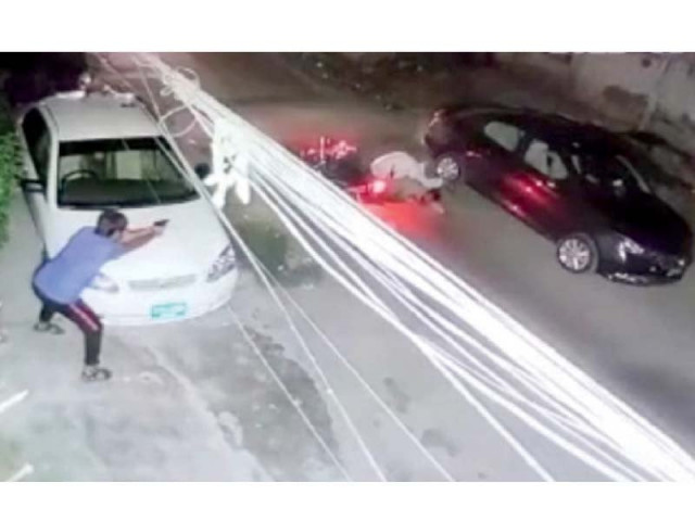 a cctv camera screen grab shows a citizen shooting two alleged robbers one of the suspects later died photo express a cctv camera screen grab shows a citizen shooting two alleged robbers one of the suspects later died photo express