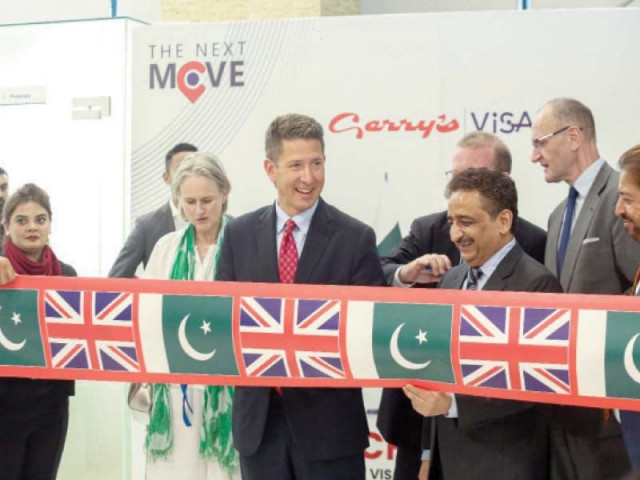 british high commissioner dr christian turner gerry s group managing director akram wali mohammad and dignitaries cut the ribbon to mark the opening of new british visa centre photo express british high commissioner dr christian turner gerry s group managing director akram wali mohammad and dignitaries cut the ribbon to mark the opening of new british visa centre photo express