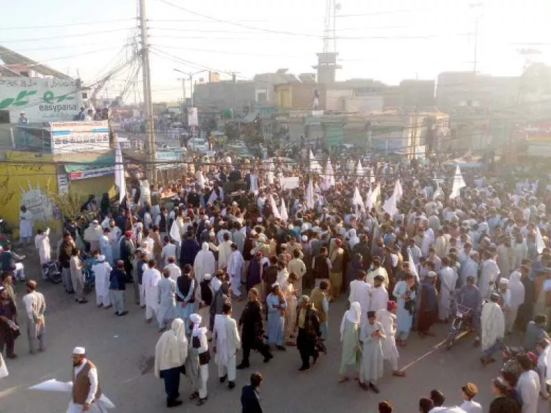 locals in their thousands take to the streets against lawlessness in lakki marwat photo express locals in their thousands take to the streets against lawlessness in lakki marwat photo express