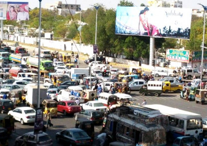 in traffic jam resident sees hope for karachi