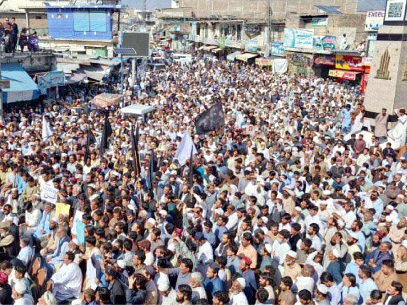 thousands march for peace in matta swat demanding strict action against terrorists photo express