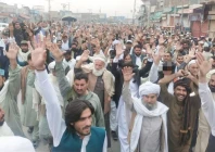 thousands protest the worsening law and order situation in lakki marwat photo express
