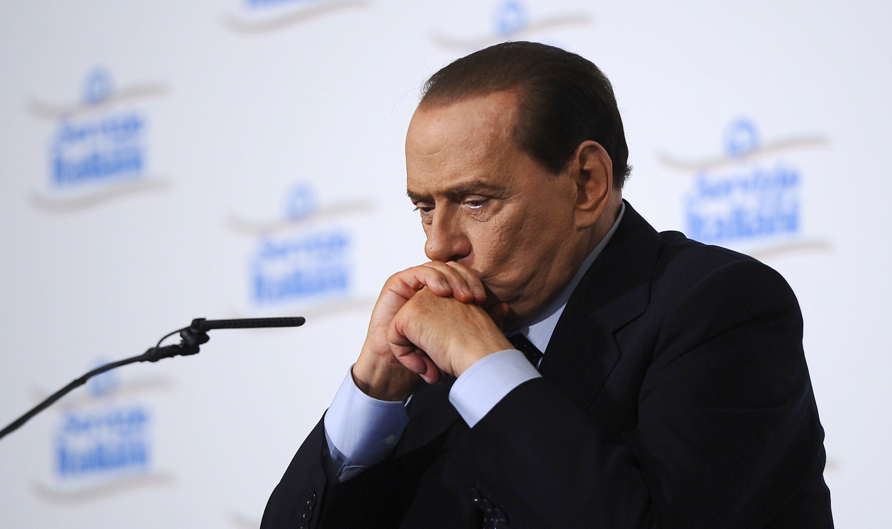 a file picture taken on february 28 2011 in milan shows italy 039 s former prime minister silvio berlusconi who has been sentenced to a year in prison on march 7 2013