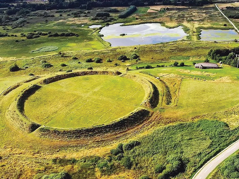 the millennium old fort showcases skilled architecture going against the reputation of vikings as primitive marauders photo file