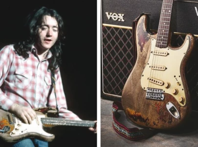 most recognisable strat in rock history