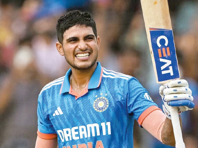 shubman gill led india to a 4 1 t20i series win against zimbabwe photo afp