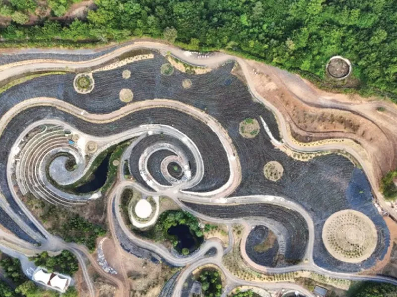 zukic did all the landscaping himself he said recreating the painting had helped him understand artists and the creative challenges they face photo file zukic did all the landscaping himself he said recreating the painting had helped him understand artists and the creative challenges they face photo file