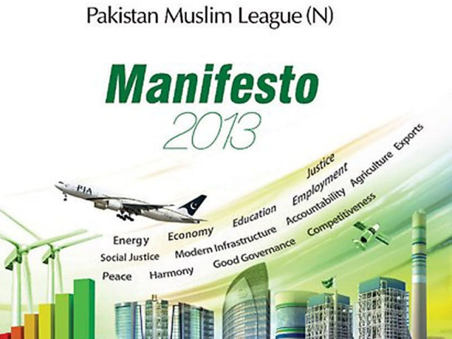 the pml n launched its manifesto for elections 2013 photo pmln org the pml n launched its manifesto for elections 2013 photo pmln org
