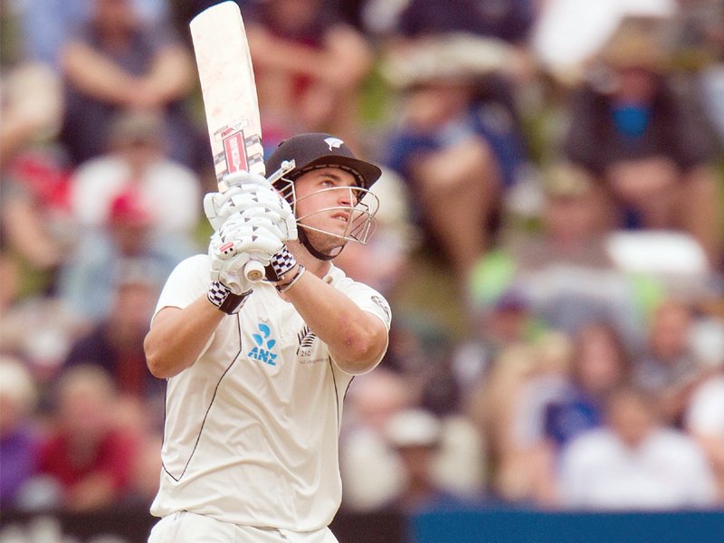 rutherford became only the ninth new zealander to reach a century on debut photo afp