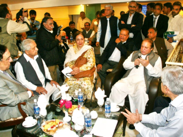 former prime minister mian nawaz sharif inaugurated the restaurant on friday photo abid nawaz express former prime minister mian nawaz sharif inaugurated the restaurant on friday photo abid nawaz express
