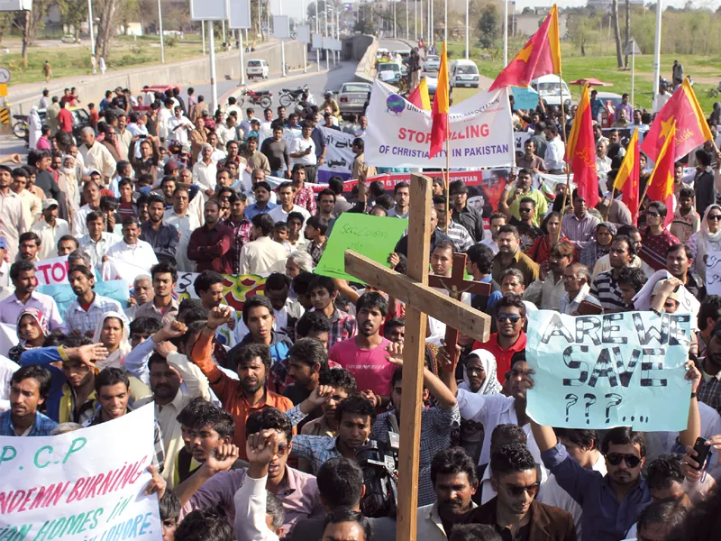 hundreds of people including christians and social activists assembled for the peaceful rally photo waqas naeem express hundreds of people including christians and social activists assembled for the peaceful rally photo waqas naeem express