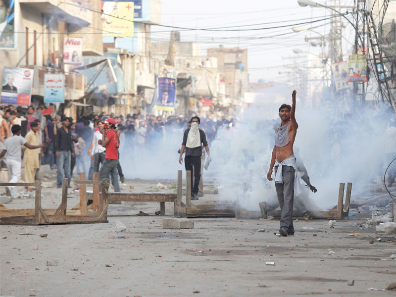 rallies staged in major towns and cities in lahore and karachi protesters turn violent photo reuters