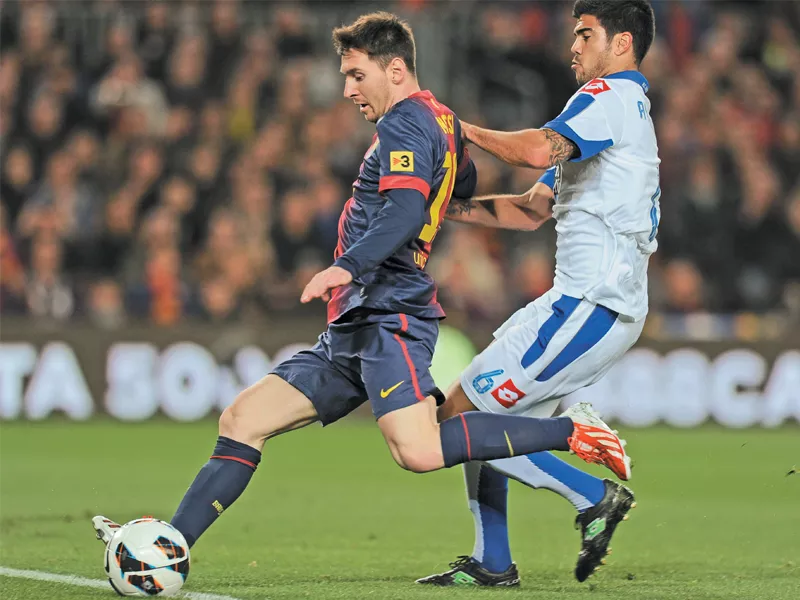 barcelona will be hoping for lionel messi to perform and score the goals they need to go through to the quarter finals of the champions league photo afp barcelona will be hoping for lionel messi to perform and score the goals they need to go through to the quarter finals of the champions league photo afp