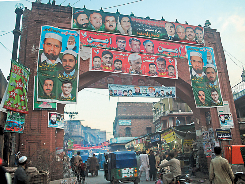 the ecp s order seems to have received little attention as huge billboards can still be seen in the city photo muhammad iqbal express