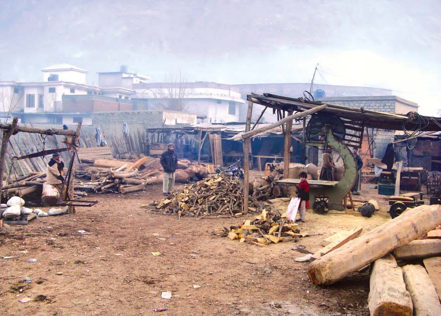 a timber depot lacking firewood for sale sums up the locals woes photo shabbir mir