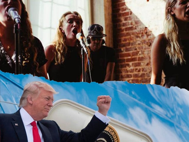 the collection celebrated the diversity of america at a time when trump was encouraging a muslim ban to combat terrorism the collection celebrated the diversity of america at a time when trump was encouraging a muslim ban to combat terrorism