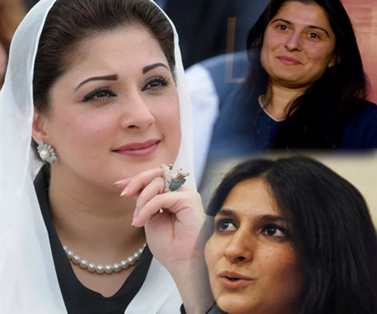 marym nawaz l sharmeen obaid chinoy r top and shehrbano taseer r bottom among four pakistanis on the wef list marym nawaz l sharmeen obaid chinoy r top and shehrbano taseer r bottom among four pakistanis on the wef list