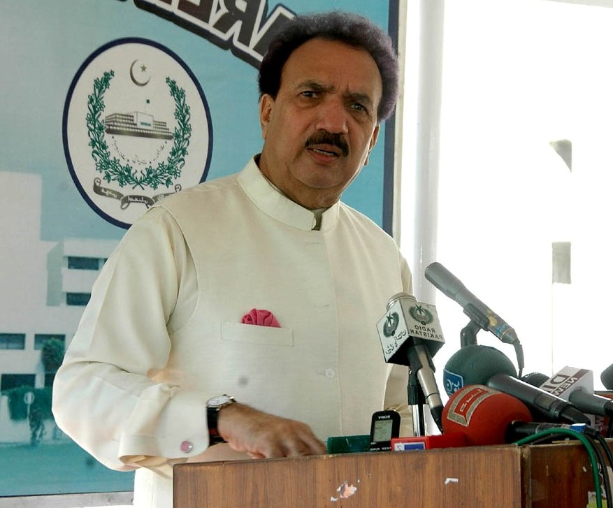 a file photo of interior minister rehman malik photo pid