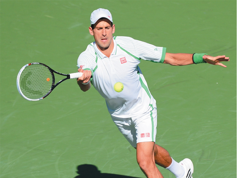 in the last 16 round djokovic will get a chance to avenge last year s paris masters defeat to sam querrey of the us photo afp