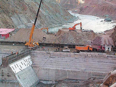 private sector to implement the disputed mahl dam