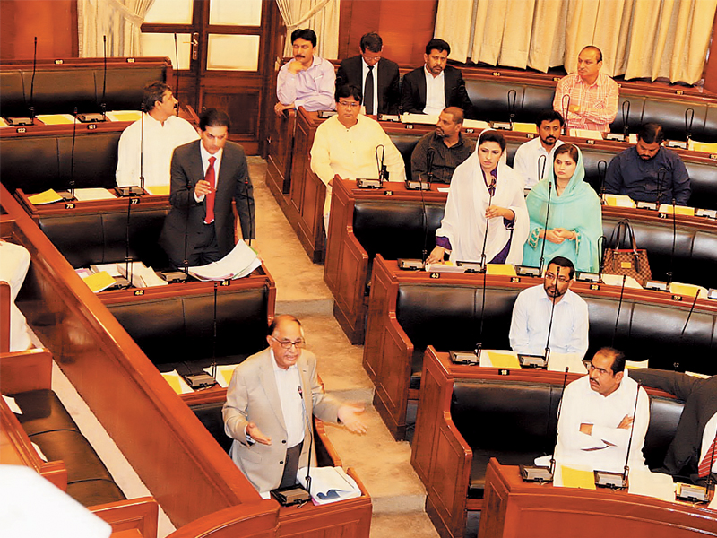 the sindh assembly witnesses a busy session on wednesday photo online