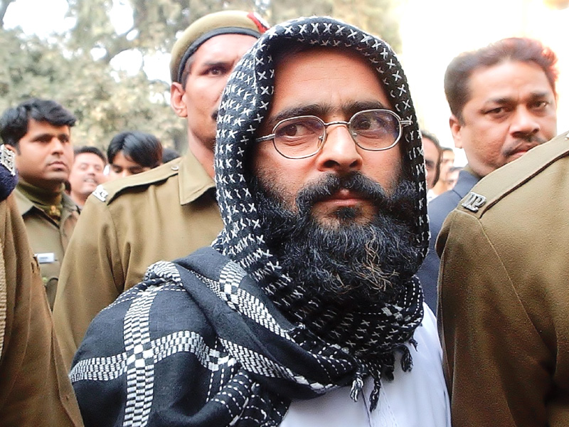 file photo of mohammad afzal guru photo afp