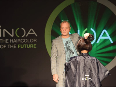 british stylist does hair make overs with innovative technique