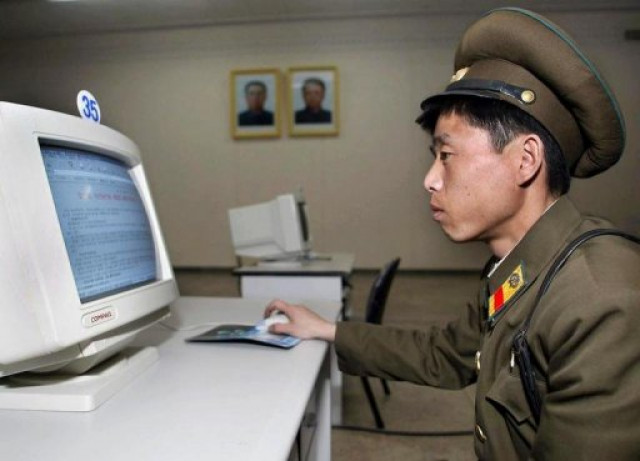 a north korean soldier seen using a computer in pyongyang on march 28 2002 photo afp a north korean soldier seen using a computer in pyongyang on march 28 2002 photo afp