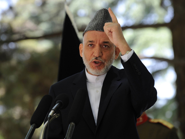 karzai accused taliban of eating chocolate and drinking tea and coffee with foreigners in paris while killing women and children in afghanistan photo afp file