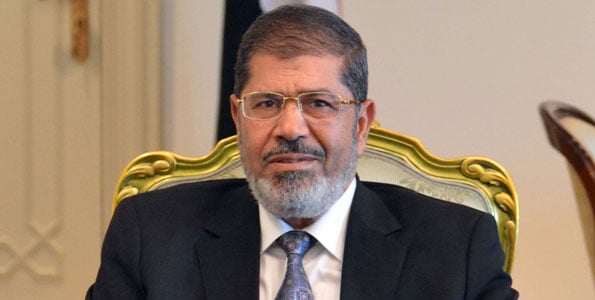 egypt president dr mohamed morsi photo afp file