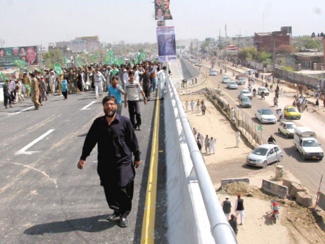 the project was completed in a period of less than five months a month ahead of schedule photo muhammad javaid the project was completed in a period of less than five months a month ahead of schedule photo muhammad javaid