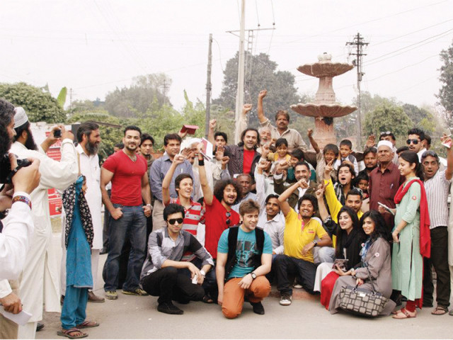the experience was embracing as local residents in this colony helped with security and other roles in the film photo publicity the experience was embracing as local residents in this colony helped with security and other roles in the film photo publicity