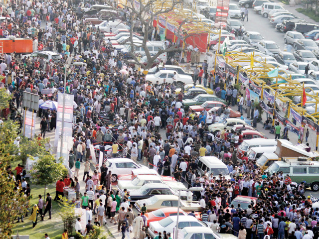 pak wheels marketing manager ahmad saeed says that this autoshow was the largest such show in the country photo shafiq malik express pak wheels marketing manager ahmad saeed says that this autoshow was the largest such show in the country photo shafiq malik express