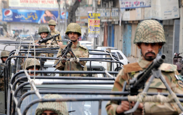 file photo of rangers in karachi photo express file file photo of rangers in karachi photo express file