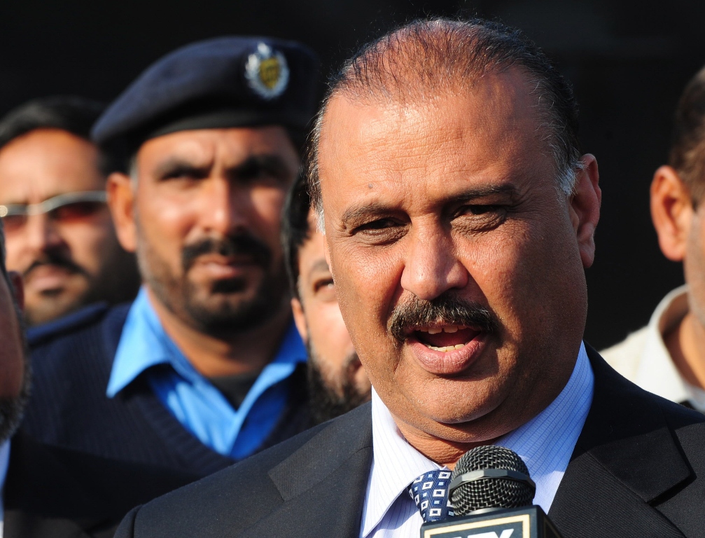 leader of opposition in the punjab assembly raja riaz photo afp file