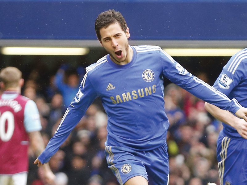 hazard has been in a rich vein of form for chelsea over the last two months photo reuters