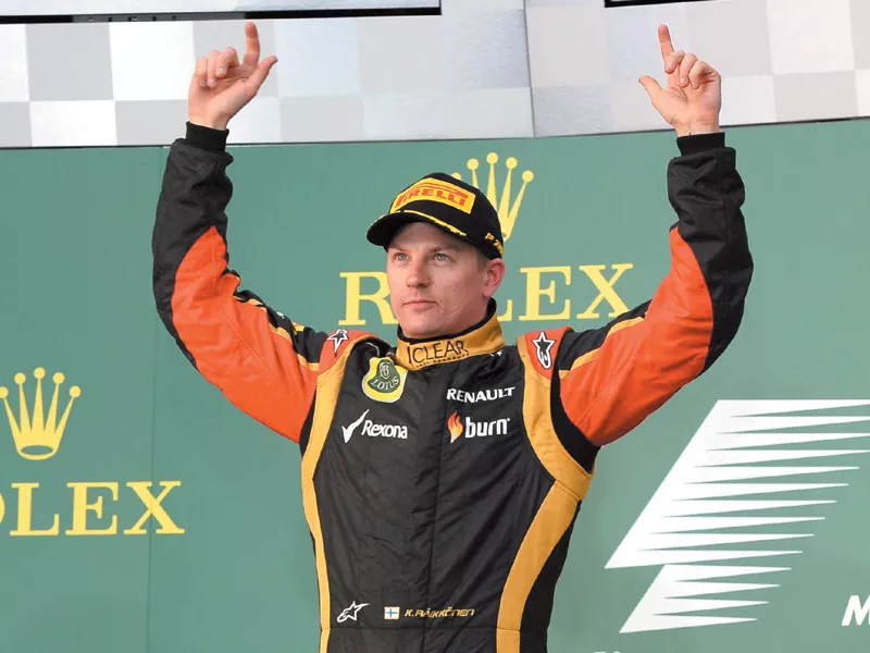 raikkonen sprung a surprise with his win at the australian gp in the opening race of the season photo afp raikkonen sprung a surprise with his win at the australian gp in the opening race of the season photo afp