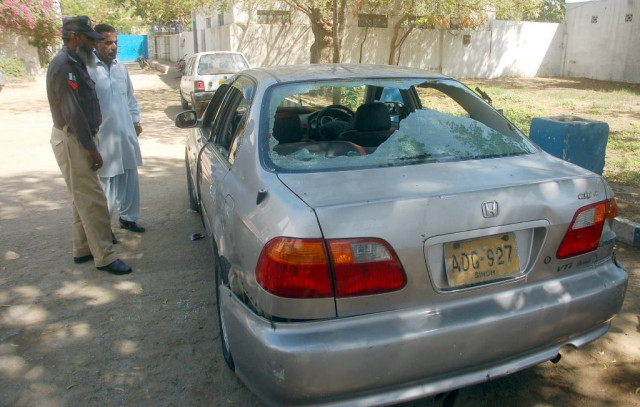 eyewitnesses reported that at least four armed men riding two motorcycles opened indiscriminate fire at dr usman s vehicle photo ppi eyewitnesses reported that at least four armed men riding two motorcycles opened indiscriminate fire at dr usman s vehicle photo ppi