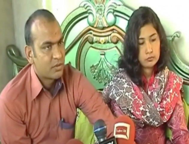 zeeshan labha masih left photo express