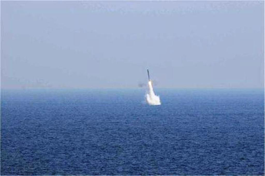 the successful maiden test firing of the over 290 km range submarine launched version of brahmos supersonic cruise missile in the bay of bengal on wednesday photo thehindubusinessline com