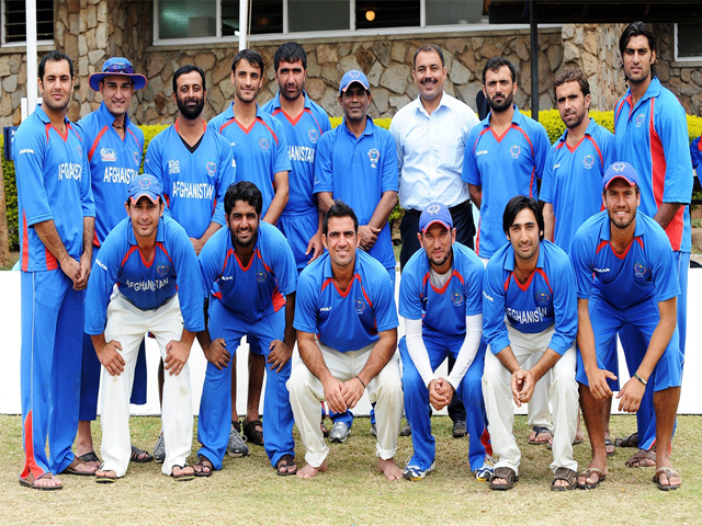 the afghan national team players while on a tour to pakistan photo afp file