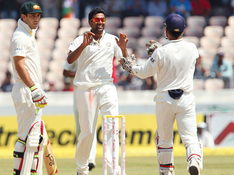 ashwin is the leading wicket taker in the series with 27 dismissals so far photo bcci