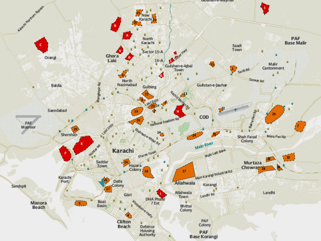 red areas are completely no go areas while orange are only for a particular ethnicity in times of ethnic violence red areas are completely no go areas while orange are only for a particular ethnicity in times of ethnic violence