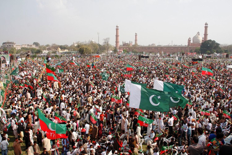 pti rally in lahore on march 23 2013 photo abid nawaz express