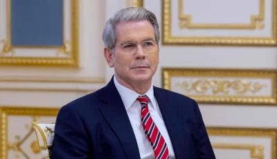 a picture of united states secretary of the treasury scott bessent x