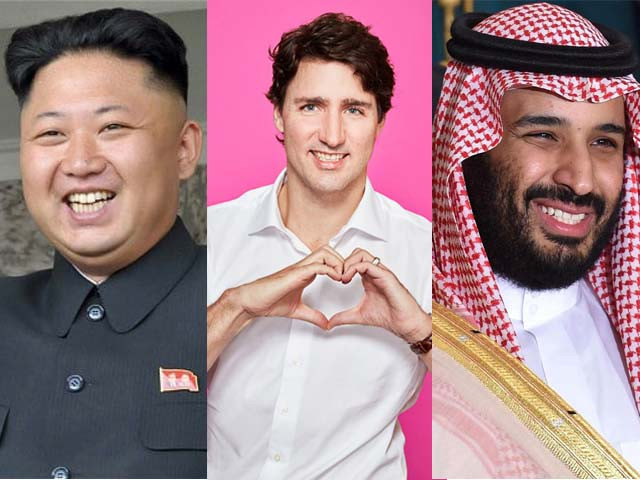 two of the three leaders we speak about could lead their countries into disasters and are a serious danger to world peace only one of them trudeau manages to give us hopes for the future